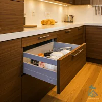 Deep kitchen drawer organizer ideas