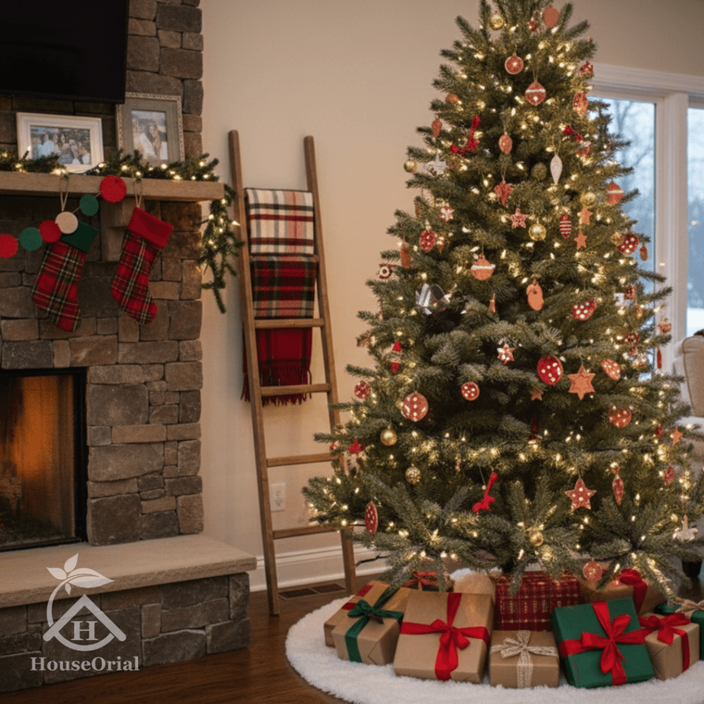 15 Viral Homemade Christmas trees decorations – All Under $5 Each 19 Quiet luxury homemade Christmas trees decorations – rose gold and champagne air-dry clay star, moon, and house ornaments.