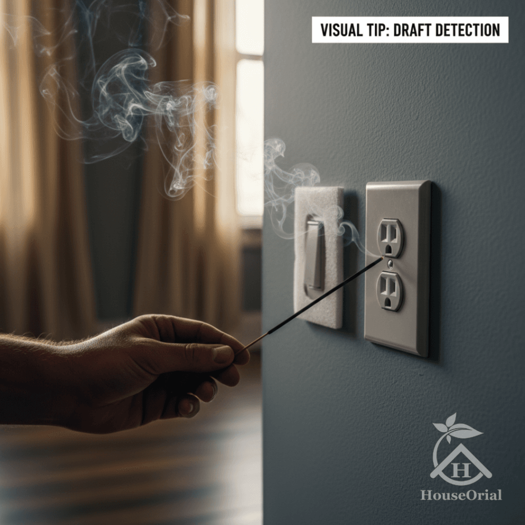 15 Home Tips for Winter That Saved My Heating Bill: Seal Leaks, Sleep Better 2025 10 Home Tips for Winter: Using the incense stick test to detect and seal drafts near windows for energy savings.