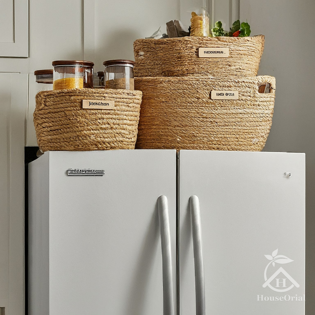 Creative storage hacks to organize a small kitchen without cabinets.