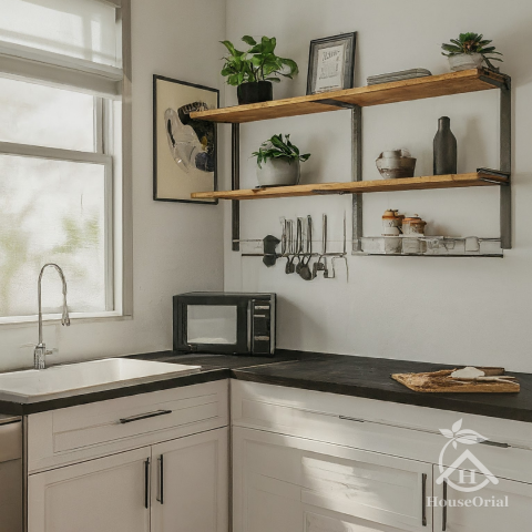 How to organize small kitchen counter – clutter-free and stylish result