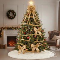 Comprehensive guide on how to make a Christmas tree look fuller using professional decorating and layering techniques