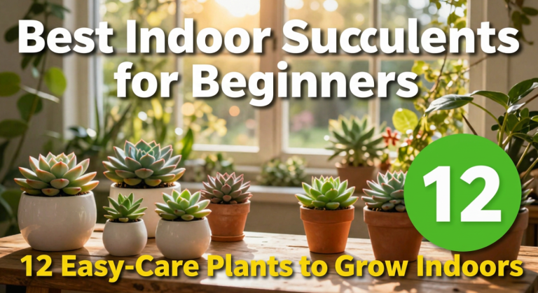 Best Indoor Succulents for Beginners: 12 Easy-Care Plants to Grow Indoors